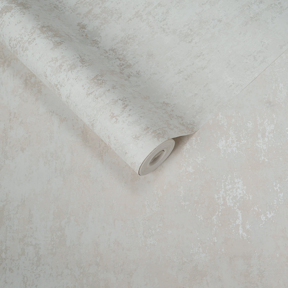 Papel de Colgadura Texturas | White Silver Patina Wallpaper