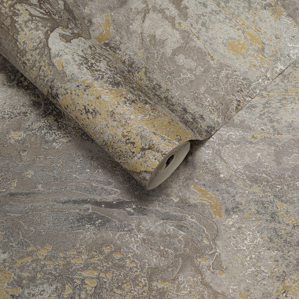 Papel de Colgadura Abstracto | Brown Marble Wallpaper