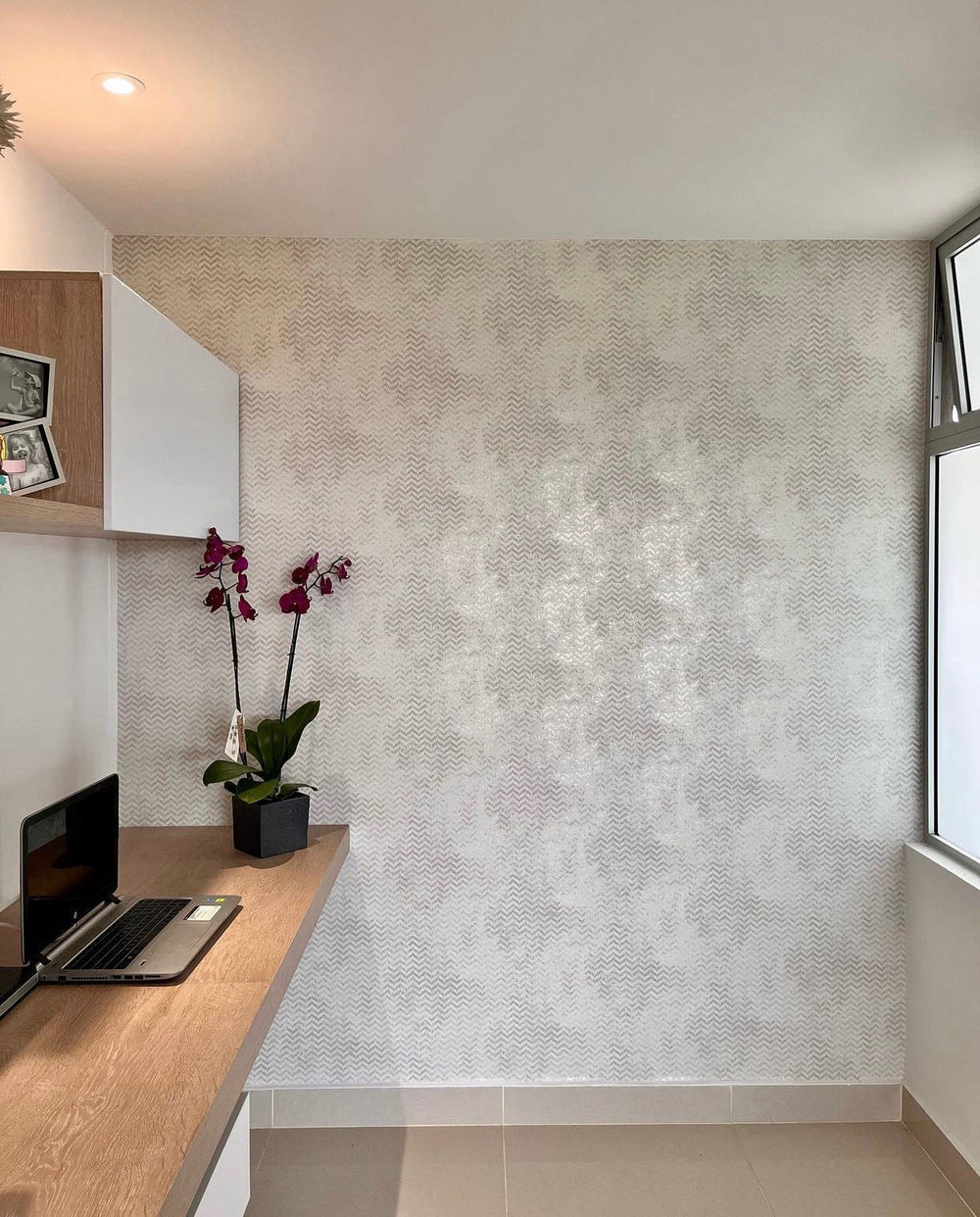 Papel de Colgadura Texturas | Beige Herringbone Wallpaper