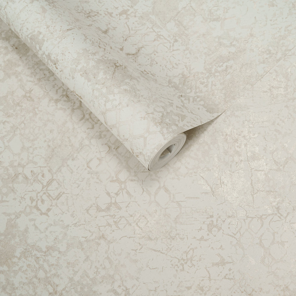 Papel de Colgadura Texturas | Greige Stucco Lattice Wallpaper